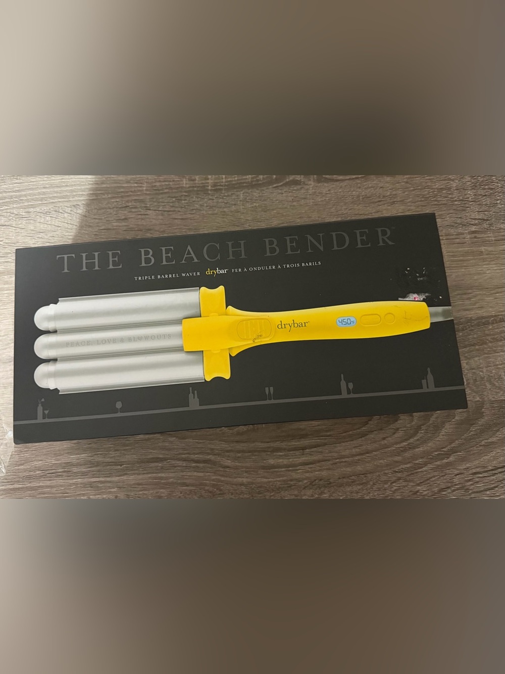 Drybar Triple Barrel Waver in Yellow and Silver